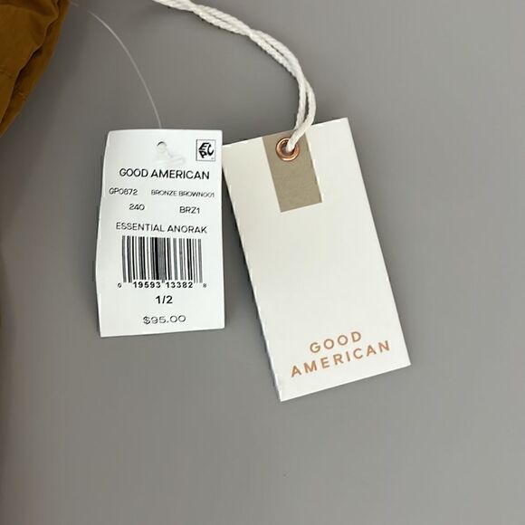 NWT Good American Essential Anorak Jacket Size 1/2 - Picture 10 of 16